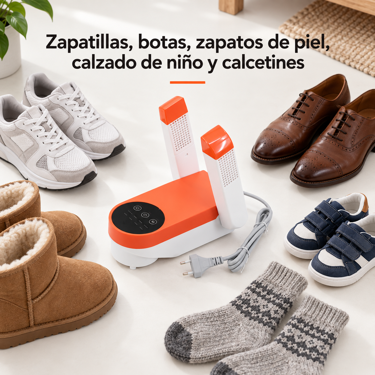 Para zapatillas, botas, zapatos de piel, calzado de niño y calcetines